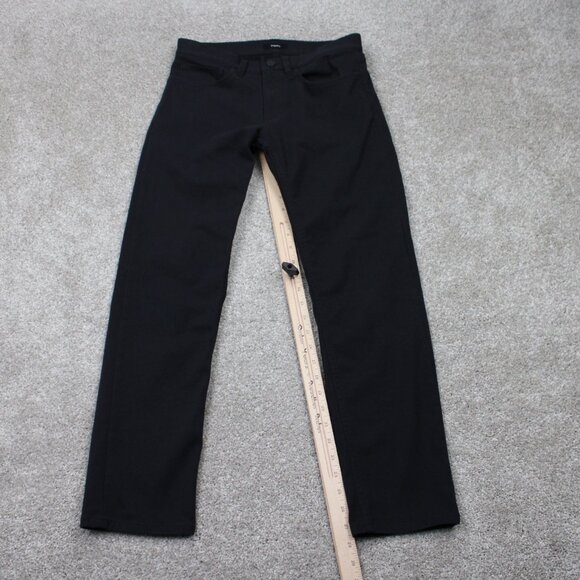Theory Raffi Neoteric Twill Pants Men 28 Black Cotton/Nylon Stretch w/28" inseam - Picture 3 of 13